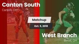 Matchup: Canton South vs. West Branch  2018