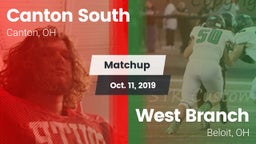 Matchup: Canton South vs. West Branch  2019