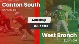 Matchup: Canton South vs. West Branch  2020