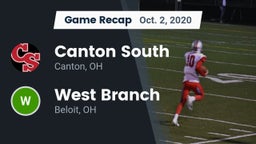 Recap: Canton South  vs. West Branch  2020