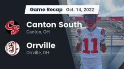 Recap: Canton South  vs. Orrville  2022