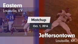 Matchup: Eastern vs. Jeffersontown  2015