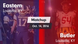 Matchup: Eastern vs. Butler  2016