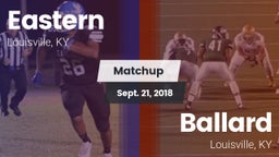 Matchup: Eastern vs. Ballard  2018