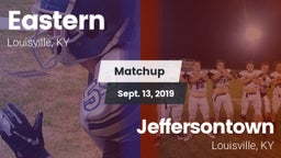 Matchup: Eastern vs. Jeffersontown  2019