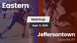Matchup: Eastern vs. Jeffersontown  2020