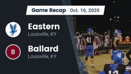 Recap: Eastern  vs. Ballard  2020