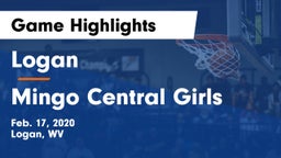 Logan  vs Mingo Central Girls Game Highlights - Feb. 17, 2020