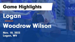 Logan  vs Woodrow Wilson  Game Highlights - Nov. 18, 2023