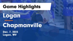 Logan  vs Chapmanville  Game Highlights - Dec. 7, 2023