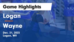 Logan  vs Wayne  Game Highlights - Dec. 21, 2023