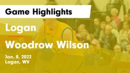 Logan  vs Woodrow Wilson Game Highlights - Jan. 8, 2022