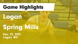 Logan  vs Spring Mills  Game Highlights - Dec. 22, 2023