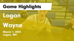 Logan  vs Wayne Game Highlights - March 1, 2024