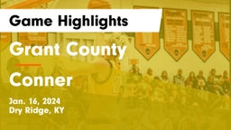 Grant County  vs Conner  Game Highlights - Jan. 16, 2024