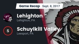 Recap: Lehighton  vs. Schuylkill Valley  2017