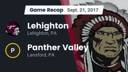 Recap: Lehighton  vs. Panther Valley  2017