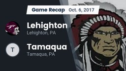 Recap: Lehighton  vs. Tamaqua  2017