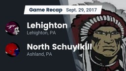 Recap: Lehighton  vs. North Schuylkill  2017