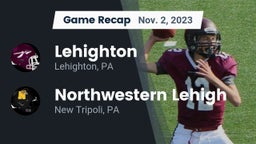 Recap: Lehighton  vs. Northwestern Lehigh  2023