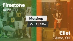 Matchup: Firestone vs. Ellet  2016