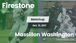 Matchup: Firestone vs. Massillon Washington  2016