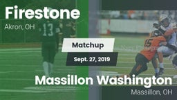 Matchup: Firestone vs. Massillon Washington  2019