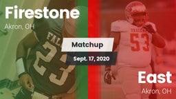 Matchup: Firestone vs. East  2020