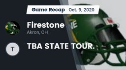 Recap: Firestone  vs. TBA STATE TOUR. 2020