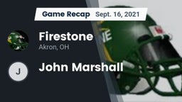 Recap: Firestone  vs. John Marshall 2021