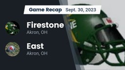 Recap: Firestone  vs. East  2023