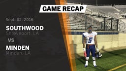 Recap: Southwood  vs. Minden  2016