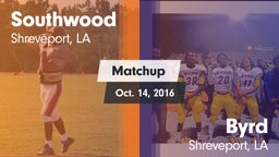 Matchup: Southwood vs. Byrd  2016