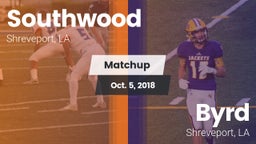 Matchup: Southwood vs. Byrd  2018