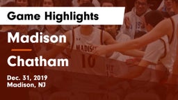 Madison  vs Chatham  Game Highlights - Dec. 31, 2019