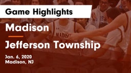 Madison  vs Jefferson Township  Game Highlights - Jan. 6, 2020