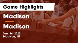 Madison  vs Madison  Game Highlights - Jan. 16, 2020