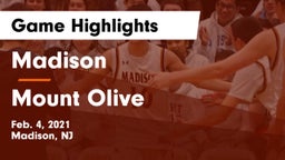 Madison  vs Mount Olive  Game Highlights - Feb. 4, 2021