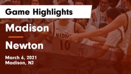 Madison  vs Newton  Game Highlights - March 6, 2021