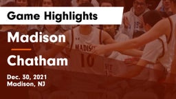 Madison  vs Chatham  Game Highlights - Dec. 30, 2021