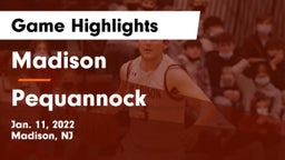 Madison  vs Pequannock  Game Highlights - Jan. 11, 2022