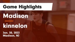 Madison  vs kinnelon  Game Highlights - Jan. 30, 2022