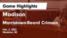 Madison  vs Morristown-Beard Crimson Game Highlights - Feb. 2, 2022