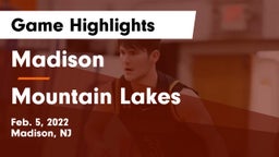 Madison  vs Mountain Lakes  Game Highlights - Feb. 5, 2022