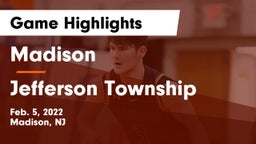 Madison  vs Jefferson Township  Game Highlights - Feb. 5, 2022