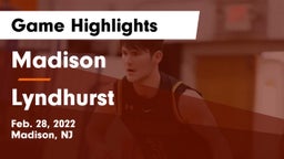 Madison  vs Lyndhurst  Game Highlights - Feb. 28, 2022