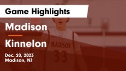 Madison  vs Kinnelon  Game Highlights - Dec. 20, 2023