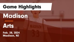 Madison  vs Arts  Game Highlights - Feb. 28, 2024