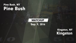 Matchup: Pine Bush vs. Kingston  2016
