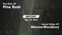 Matchup: Pine Bush vs. Monroe-Woodbury  2016